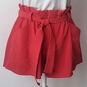 Athleta Red Skyline Tie Waist Size 8